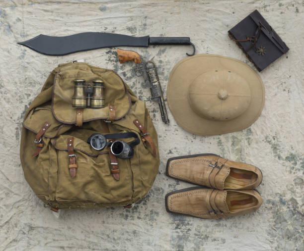 Vintage Hiking Canvas Backpack For Travel