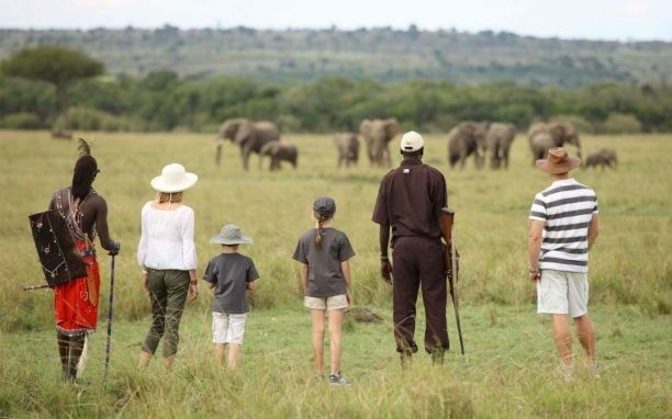 Kids On A Walking Safari