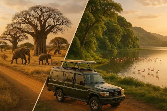 Manyara and Tarangire landscapes showcasing diverse wildlife habitats during unforgettable safari adventures.