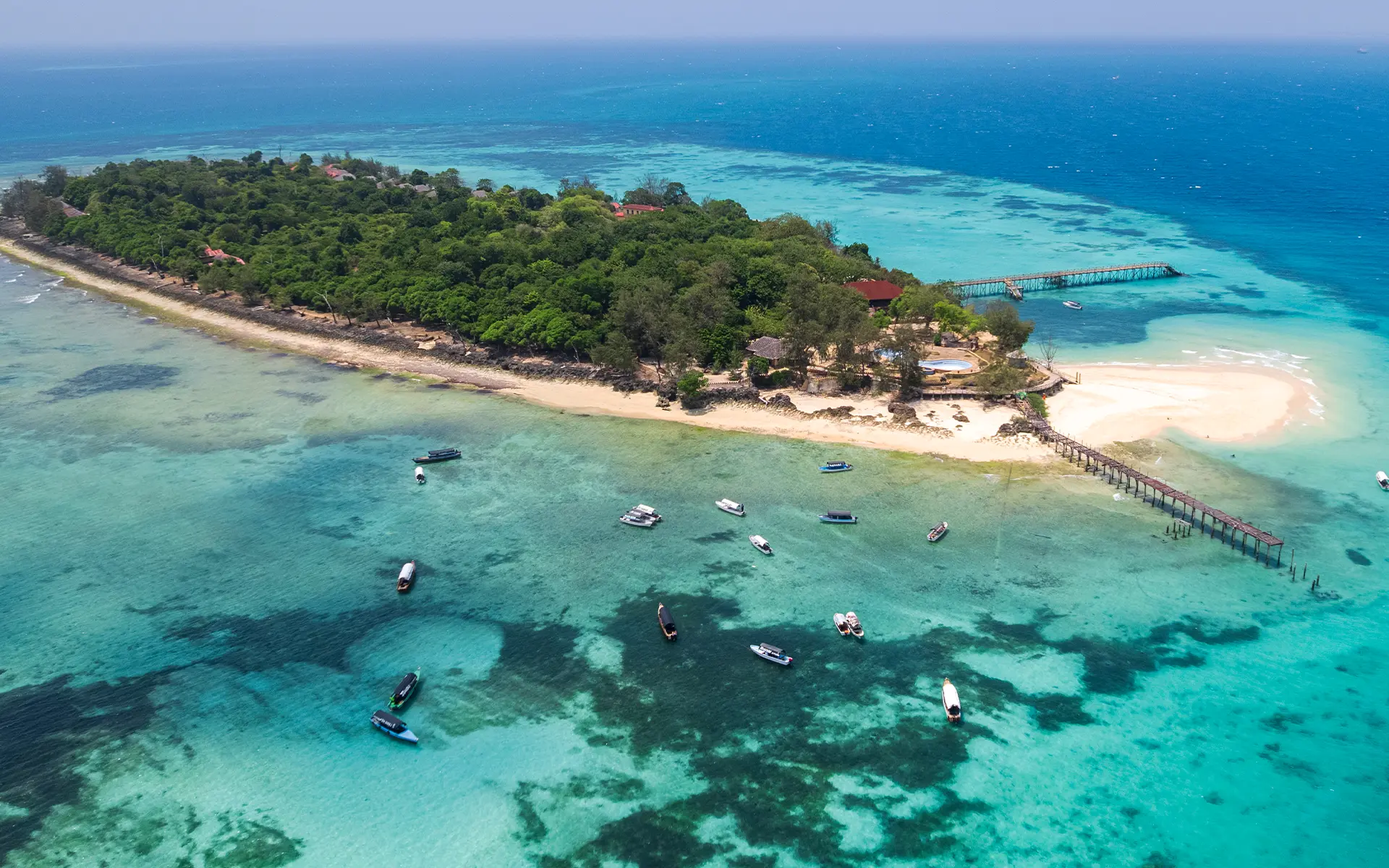 Zanzibar and Pemba Island beaches with turquoise ocean views and marine beauty