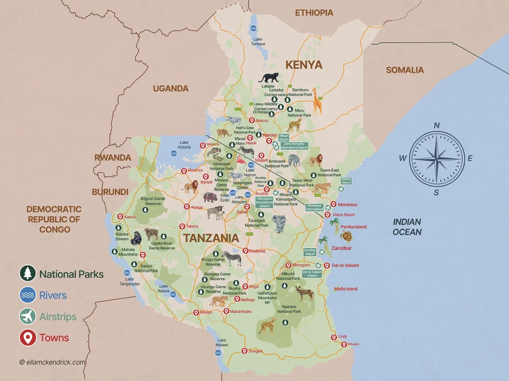 Northern Tanzania and Kenya Wildlife Circuit: Planning Guide