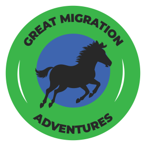 Great Migration Adventures circular horse logo